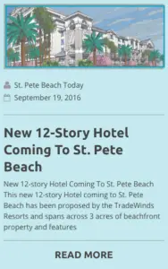 New 12 story hotel coming to st. pete beach