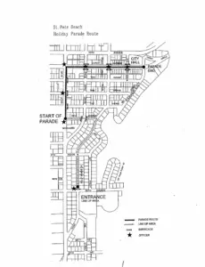 St. Pete Beach Christmas Parade route