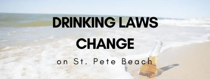 Drinking Laws on St. Pete Beach